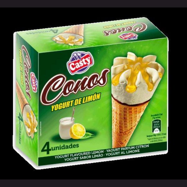 Conos Yogurt de Limón