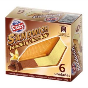 Sándwich Vainilla y Chocolate