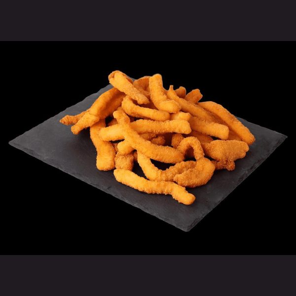 Tiras de Rabas de Calamar Rebozadas
